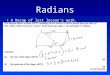 Radians A Recap of last lesson’s work.. Indices Aims... Revise and Use Index Laws Understand the effect of negative indices. Use index laws to solve complicated