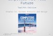 Computers Are Your Future Twelfth Edition Chapter 13: Systems Analysis and Design Copyright © 2012 Pearson Education, Inc. Publishing as Prentice Hall