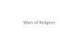Wars of Religion. Background on France Habsburg-Valois Wars – Ended in 1559. – War between Spain and France over control of Italy. (We didn’t talk about