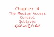 The Medium Access Control Sublayer طبقة ولوج الوسط الجزئية Chapter 4