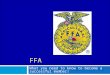 FFA What you need to know to become a successful member!