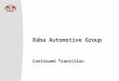 Rába Automotive Group Continued Transition. 2002 © Rába Rt. 2 Sales revenue HUF 57.3 Md US$ 200 m Export sales ratio 61.0% After tax profit HUF 1,802