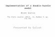 Implementation of a double-hurdle model Bruno Garcia The Stata Journal (2013), 13, Number 4, pp. 776-794 Presented by Gulzat