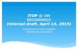 ITOP @ UW BEGINNINGS (internal draft. April 13, 2015) Presentation by Erick Engelke Engineering Computing