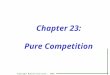 Copyright McGraw-Hill/Irwin, 2002 Chapter 23: Pure Competition