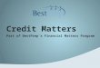 Credit Matters Part of BestPrep’s Financial Matters Program