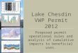 Lake Chesdin VWP Permit 2012 Proposed permit operational rules and analysis of cumulative impacts to beneficial uses
