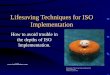 Lifesaving Techniques for ISO Implementation How to avoid trouble in the depths of ISO Implementation.  Photograph© 1985 George Siede