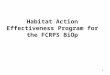 1 Habitat Action Effectiveness Program for the FCRPS BiOp