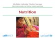 Nutrition Multiple Indicator Cluster Surveys Data dissemination and further analysis workshop