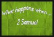 2 Samuel 2 4 Then the men of Judah came to Hebron, and there they anointed David king over the house of Judah. David Laments the death of Saul and Jonathan