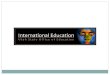 Utah International Education Summit Working Group Recommendations