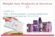 Weight loss Products & Services 9.NPA.3.1 OBJ: I will investigate current weight loss products and diets on the market