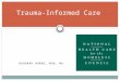 DEBORAH BORNE, MSW, MD Trauma-Informed Care. Getting To Know You