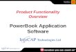 Product Functionality Overview PowerBook Application Software