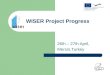 WISER Project Progress 26th – 27th April, Mersin,Turkey