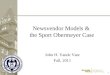 1 1 Newsvendor Models & the Sport Obermeyer Case John H. Vande Vate Fall, 2011
