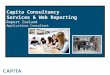 Capita Consultancy Services & Web Reporting Rupert Ireland Applications Consultant