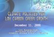 Ⅰ Ⅲ Ⅱ A New Era of Green Growth Climate Change Strategy Low-Carbon Green Growth