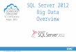 1 EMC CONFIDENTIAL—INTERNAL USE ONLY TC Conference Vegas 2012 SQL Server 2012 Big Data Overview