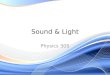 Sound & Light Physics 30S.  S3P-1-01 Describe a wave as a transfer of energy. Include: medium, mechanical wave, pulse, periodic wave  S3P-1-02 Describe,
