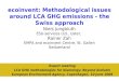 Niels Jungbluth ESU-services Ltd., Uster, Rainer Zah EMPA and ecoinvent Centre, St. Gallen Switzerland ecoinvent: Methodological issues around LCA GHG