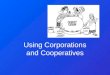 Using Corporations and Cooperatives. Next Generation Science / Common Core Standards Addressed! CCSS. ELA Literacy. RST. 11.12.2 Determine the central