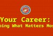 Your Career: Doing What Matters Most. Relationship of Career and Earning Power