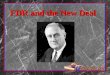 FDR and the New Deal.  FDR promised relief (direct aid, money, loans) recovery (abandoned gold standard, created jobs, Federal Housing Act, AAA), and