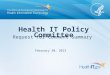 Request for Comment Summary Health IT Policy Committee February 20, 2013