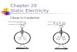 Chapter 20 Static Electricity - + Charge by Conduction