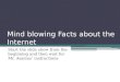 Mind blowing Facts about the Internet Start the slide show from the beginning and then wait for Mr. Assmus’ instructions
