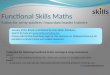 Functional Skills Maths Ratios for army soldiers /mountain leader trainers Underpins the following Functional Maths coverage & range statements Level 1