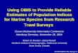 Using OBIS to Provide Reliable Estimates of Population Indices for Marine Species from Research Trawl Surveys Ocean Biodiversity Informatics Conference