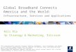 Slide title 48 pt Slide subtitle 30 pt Global Broadband Connects America and the World: Infrastructure, Services and Applications Nils Rix Vp Strategy