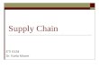 Supply Chain ETI 6134 Dr. Karla Moore. 2 Lecture 1.Supply Chain key concepts 2.SCOR model 3.SCOR level of Detail 4.SCOR Terminology 5.SCOR Case Study