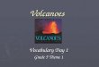 Volcanoes Vocabulary Day 1 Grade 5 Theme 1. 10/8/2015Free PowerPoint Template from  2 cinders ► The cinders spouted out of the volcano
