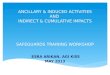 ANCILLARY & INDUCED ACTIVITIES AND INDIRECT & CUMULATIVE IMPACTS SAFEGUARDS TRAINING WORKSHOP ESRA ARIKAN, AGI KISS MAY 2013