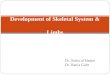 Development of Skeletal System & Limbs Dr. Sama ul Haque Dr. Rania Gabr