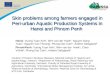 Skin problems among farmers engaged in Peri-urban Aquatic Production Systems in Hanoi and Phnom Penh Hanoi: Vuong Tuan Anh 1, Wim van der Hoek 4, Nguyen