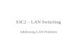 S3C2 – LAN Switching Addressing LAN Problems. Congestion is Caused By Multitasking, Faster operating systems, More Web-based applications Client-Server