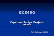 ECE496 Capstone Design Project Course Phil Anderson Feb/04