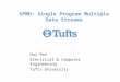 SPMD: Single Program Multiple Data Streams Hui Ren Electrical & Computer Engineering Tufts University