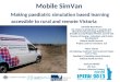 Mobile SimVan Making paediatric simulation based learning accessible to rural and remote Victoria Denielle Beardmore RN. MaEd, Grad Dip Ed & T, Grad Dip