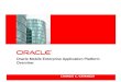 Oracle Mobile Enterprise Application Platform Overview CHARLIE C. CATANGUI