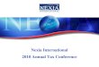 Nexia International 2010 Annual Tax Conference. European Holding Company Analysis