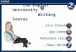 Kaplan University Writing CenterFriday, October 09, 2015 1 Welcome to the Kaplan University Writing Center Paper Review Q&A Center Reference Library Live