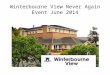 Winterbourne View Never Again Event June 2014. Winterbourne View Never Again Event June 4 th 2014 Advocacy in Greenwich held an event. 40 people attended