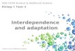 AQA GCSE Science & Additional Science Biology 1 Topic 4 Hodder Education Revision Lessons Interdependence and adaptation Click to continue