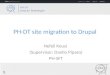1 PH-DT site migration to Drupal Nefeli Kousi (Supervisor: Danilo Piparo) PH-SFT 1